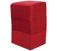 LIFKICH 150 Servilletas de Cóctel Rojas de Papel Ligero y Elegantes para Mesa de Comedor y Restaurantes Occidentales Desechables y Cómodas