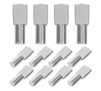 LIFKICH 150 Unidades Pines Minimalistas Estante Estantes Inoxidable para Acero de Madera Vidrio Acabado Níquel, Adaptación Versátil y Apariencia Limpia y Armarios y Cocinas