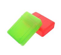 LIFKICH 2 Piezas Caja para Disco Duro HDD Doble Capa y Doble Ranura, Protección contra Golpes, Compatible Discos Duros, Diseño Compacto para Viajes de Negocios