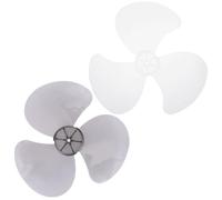 LIFKICH 2 Piezas de Aspas para Ventilador de Mesa y Pedestal, Repuestos de Plástico Fáciles de Instalar y Lavables para Ventilador Doméstico