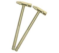 LIFKICH 2 Piezas Martillo De Latón Macizo Mini Multifunctional Herramienta De Reparación Sin Chispas para Relojes y Uso Doméstico
