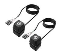 LIFKICH 2 Uds PC Ordenador Botón De Encendido Externo Cable De Alimentación del Ordenador Fuentes De Alimentación del Ordenador
