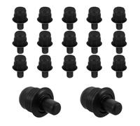 LIFKICH 20 Piezas Abrazaderas de Rejilla de Altavoz, Sujetadores de Montaje de Rejilla, Plástico Negro, para Speaker Grill Covers y Audio Components, DIY y Reparación de Altavoces