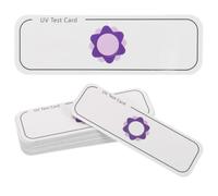 LIFKICH 20 Tarjetas de Identificación y Prueba UV para Protección Solar y Evaluación en Actividades al Aire Libre