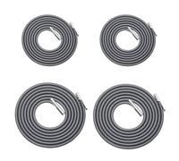 LIFKICH 4 Piezas de Cordones Elásticos de Látex para Sillas de Jardín, Accesorios de Cuerda Resistentes para Tumbonas Sensación sin Estrés y Peso Ligero