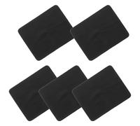 LIFKICH 5 Paños de Limpieza de Gafas de Microfibra Negra, Paños para Lentes 14,5x17,5 Cm, Toallitas Ultrafinas para Limpiar Pantallas de Móvil, Cámara y Ordenador sin Rayas