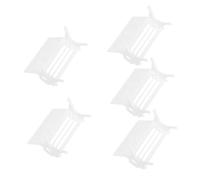 LIFKICH 5piezas Mini Silla Plástica para Muñecas Muebles Pequeños Decoración De Fondo De Escritorio Banco De Parque para Escenas Miniaturas Diseño Ligero y Portátil