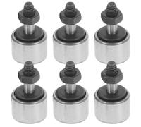 LIFKICH 6 Piezas Rodamiento Seguidor de Leva Cf10-1 de Acero para Rodillos | Diámetro Exterior 25mm, Estructura Perno, Anillo Contorneado, Precisión Sincronizada Desplazamiento Axial