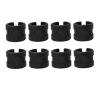 LIFKICH 8 Piezas Protector de Vaina de Bicicleta de Goma Negra | Anillo Protector para Horquilla Trasera, 2 Cajas por Paquete, Práctico y Ligero, Decorativo