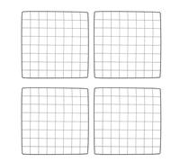 LIFKICH Accesorio de Panel de Hierro para Jaula DIY, 4 Piezas Negras | Extensión de Cercado para Gatos y Perro, Partición de Habitación, Montaje para Ampliar Recinto Existente
