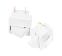 LIFKICH Accesorios de Control de Luz para Puerta de Refrigerador 2 Piezas Interruptor Pines 2 Clavijas Repuesto para Frigorífico Compatible Modelos Comunes Uso en Hogar