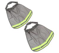 LIFKICH Accesorios para Casco de Construcción Visera Banda Reflectante y Parasol de Poliéster para Cuello, 2 Piezas, Protección Solar para Obreros en Ambientes al Aire Libre