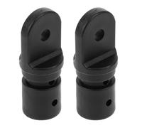 LIFKICH Accesorios Toldo Bimini Negro de Nylon Plástico para Kayaks y RV, Tapa del Extremo del Ojo Pequeño Resistente y Práctica, Pack de 2 Piezas para Instalación de Capota Bimini