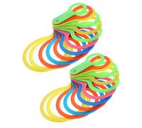 LIFKICH Anillos Medidores de Frutas de Plástico 2 Piezas, Herramienta de Medición de Diámetro 30-90 Mm, Calibre para Clasificación y Recolección de Cítricos y Verduras, Uso Versátil