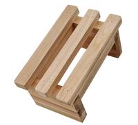 LIFKICH Banco de Madera Compacto Multiusos Taburete Paso para Adultos con Bordes Suaves Antideslizante Reposapiés Portátil para Hogar y Diseño Sencillo y Versátil para Sala o Dormitorio