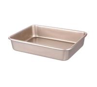 LIFKICH Bandeja para Hornear Pasteles de Acero al Carbono Dorado, Molde Antiadherente Fácil de Limpiar Adecuado para Uso Doméstico y Pastelería Profesional