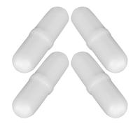 LIFKICH Barras de Agitación Magnéticas Blancas para Vaso Autoagitador Varillas de Agitación Magnéticas de PP Repuesto 4 Piezas Mezclador Magnético para Laboratorio y Bebidas