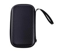 LIFKICH Bolsa de Almacenamiento Resistente para Termómetro Digital de Frente y Oído, Estuche EVA Negro Portátil para Organización en Viajes y Uso Doméstico