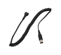 LIFKICH Cable Negro Taladro de Uñas Conector Chapado en Oro para Exterior Tejido Reforzado, Resistente a Dobleces Frecuentes para Uso en Salones y Servicios Móviles
