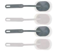 LIFKICH Cepillo para Limpiar Inodoro y Suelo de Baño 4 Unidades Mango Largo, Estropajo Duradero de PP, Adecuado para Limpieza Profunda Hogar