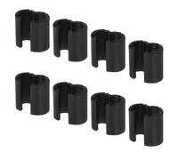 LIFKICH Clip Guía para Cable de Freno de Bicicleta de Montaña Doble | Abrazadera de Plástico Negro, para Funda de 5mm y Cables Desviador, Uso en Mantenimiento y Competición