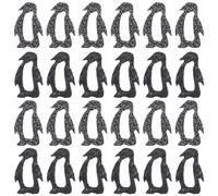 LIFKICH Confeti Decorativo Forma de Pingüino para Fiestas, Material Sintético Negro, Fácil de Decorar Mesa, Adecuado para Decoración de Fiesta y Eventos Festivos Estilo Varios estilos