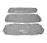 LIFKICH Cubierta para Mesa y Banco de Picnic y Resistente al Polvo Material Pvc y Franela, Estilo Simple Adecuado para Suministros para Acampar