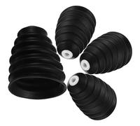 LIFKICH Cubierta Recolectora de Polvo para Martillo Picador y Taladro Eléctrico, Pack de 4 Piezas de Silicona Anillos de Goma, Protección Antipolvo para Trabajos Industriales