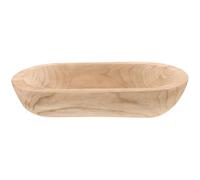 LIFKICH Cuenco de Madera Natural para Adorno del Hogar, Cuenco Rústico Pequeño de Madera Maciza para Mesa y Centro de Mesa, Accesorio Artesanal para Sala y Cocina