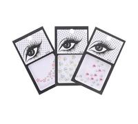 LIFKICH de Pegatinas Autoadhesivas de Gemas Faciales de Resina 3 en Diferentes Formas para Halloween y Fiestas Ambiente Festivo, para Pegar en Cara y Cuerpo para Pegar en Cara y Cuerpo