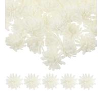 LIFKICH Difusor de Flores Artificiales en Forma de Crisantemo Blanco, 100 Piezas de PE para Decoración del Hogar, Fácil de Usar y Diseño Delicado para Oficina