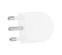LIFKICH Enchufe de Clavijas Redondas con Conexión Tierra Enchufe Macho Desmontable Compatible con Estándar Seguro y Estable para Electrodomésticos Diseño Portátil para Viajes