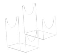 LIFKICH Estante de Acrílico de 2 Piezas Soporte de Exhibición para Shofar Soporte para Exhibición de Artesanías de Cuerno Soporte Decorativo para El Hogar Y La Oficina