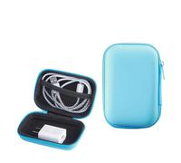 LIFKICH Estuche de Almacenamiento de Eva 2 Piezas para Cables y Auriculares Cremallera, Resistente Bolsillos Interiores Color Aleatorio para Uso en y Exterior
