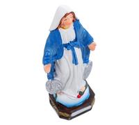 LIFKICH Figura En Miniatura De La Santísima Virgen María, Estatua Religiosa De Resina, Escultura Católica para Decoración del Hogar Y La Iglesia.