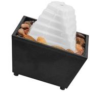 LIFKICH Fuente de Agua de Mesa Creativa Luz Led, Mini Cascada Relajante para Escritorio, Decoración Zen de Interior para Hogar y Oficina, Fuente de Agua de Interior Ligera y Automática