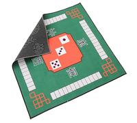 LIFKICH Funda Efecto de Póker de Goma Antideslizante Mesa Verde Decorativo y Cómoda para Juegos de Dominó y Cartas