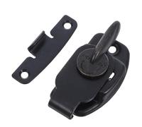 LIFKICH Hebilla para Mesas de Comedor de Hierro Negro con Tornillos, Diseño Elegante y Funcional para Conectar Muebles y Facilitar Instalación Sencilla