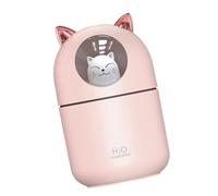 LIFKICH Humidificador Frío USB para Coche y Hogar, Mini Portátil de 300ml, Plástico Ligero para Purificar y Humectar el Aire en Oficina o Yoga