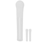 LIFKICH Juego de 3 Machacadores de Cerámica para Cocina, Varillas Manuales Reutilizables para Moler Ajo, Frutas y Jengibre, Utensilios Blancos para Cocinar