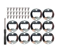 LIFKICH Kit Abridor de Botellas Fácil de Transportar y Almacenar con Inserto de Plástico Plata Adecuado para Manualidades y Uso Infantil