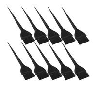LIFKICH Kit de 10 Pinceles Aplicadores Fácil de Limpiar y Portátil para Teñir el Cabello de Plástico Negro Adecuado para Uso en Salón Casa