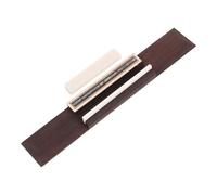 LIFKICH Kit de Accesorios de Puente y Cejuela para Guitarra Clásica 1 Set Material Hueso para Reparación y Soporte Estable en Uso Profesional y DIY