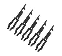 LIFKICH Llave de Interruptor de Emergencia para Alarma contra Incendios, 5 Unidades Negras, Compatible Sistema de Apertura de Puerta y Botón de Parada, Uso en Dormitorio y Baño