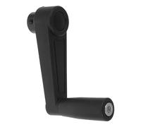 LIFKICH Manivela de Torno Negro de Plástico con Orificio Redondo de 12 Mm, Mango Portátil para Generadores y Fresadoras, Adecuado para Aplicaciones al Aire Libre y Camping