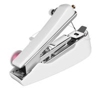 LIFKICH Máquina de Coser Portátil Pequeña de Mano Color Claro Construcción Resistente y Costura Rápida para Reparación Rápida y Manual Hogar Color Aleatorio
