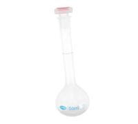 LIFKICH Matraz Volumétrico de Plástico de 50 Ml para Líquidos Experimentales, Diseño de Precisión y Fácil, Adecuado para Laboratorio y Campo