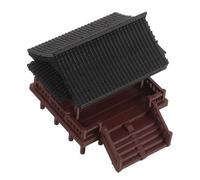 LIFKICH Miniature Traditional Chinese Pavilion Ornament Double Layer Architectural Model For Fish Tank Landscaping and Home Decor Authentic Ancient Style Micro Landscape Adornment and