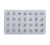 LIFKICH Molde de Silicona para Hornear Chocolate Forma de Piedras Planas 11.8X6.9 Pulgadas Resistente y Fácil de Desmoldar para Uso Doméstico en Cocina y Repostería