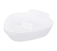 LIFKICH Molde para Cocinar Huevos al Vapor en Microondas de Pp Blanco, Separador de Yemas y Claras Dos en Uno para Uso Doméstico en Cocina